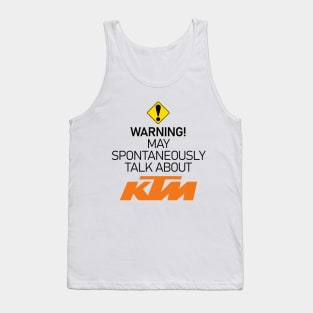 Warning obsessed about KTM Tank Top